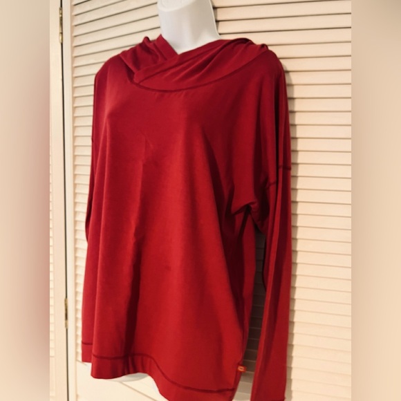 Hoodie by Dickie cotton/poly/spandex long sleeve loose fit great layering piece - Picture 1 of 4